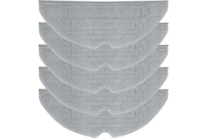 Fixbetter 5 Pcs Mop Pads for Roborock S8 Pro Ultra Robot Vacuum, Washable Reusable Mopping Pad Replacement Accessories