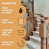 Furniture Clinic Wood Oil Kit 250ml Danish Oil & Cleaner + Accessories view 6