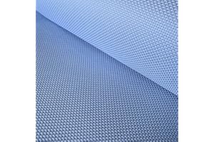 XSTITCHBUY 11 Count Aida Cloth Embroidery Counted Cross Stitch Fabric, Light Blue, 59"W x 39"L