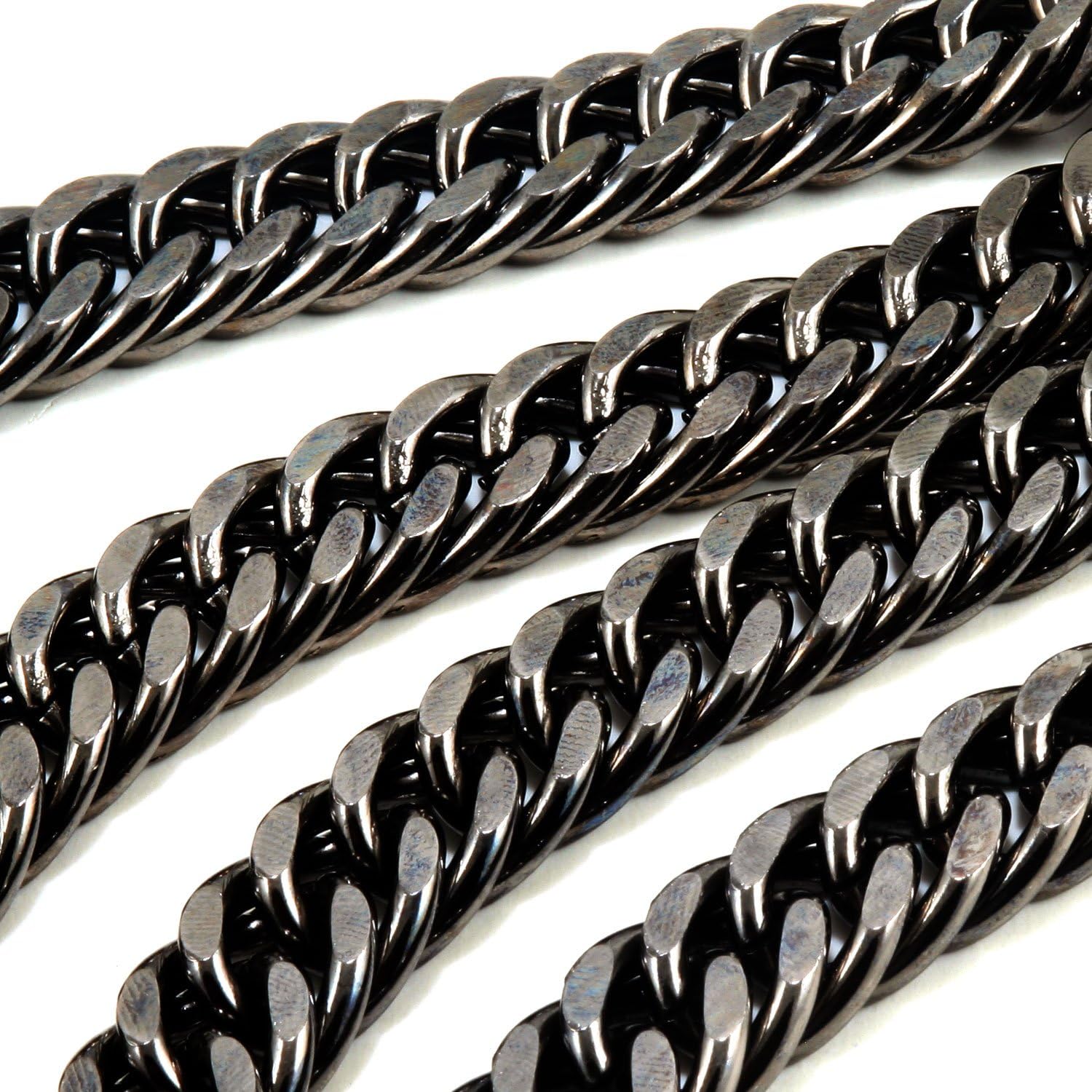 Doublek Heavy Biker Trucker Keychain Key Jean Wallet Chain Silver/Black CS11MLT at  Men’s Clothing store