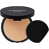 bareMinerals Barepro Skin-Perfecting Powder Foundation, Matte Pressed Powder Foundation Full Coverage with Plant-Based Squale