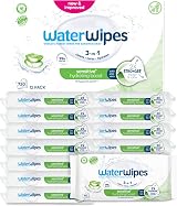 WaterWipes Sensitive+ Hydrating Boost Wipes 99% Water Unscented 12 Pack
