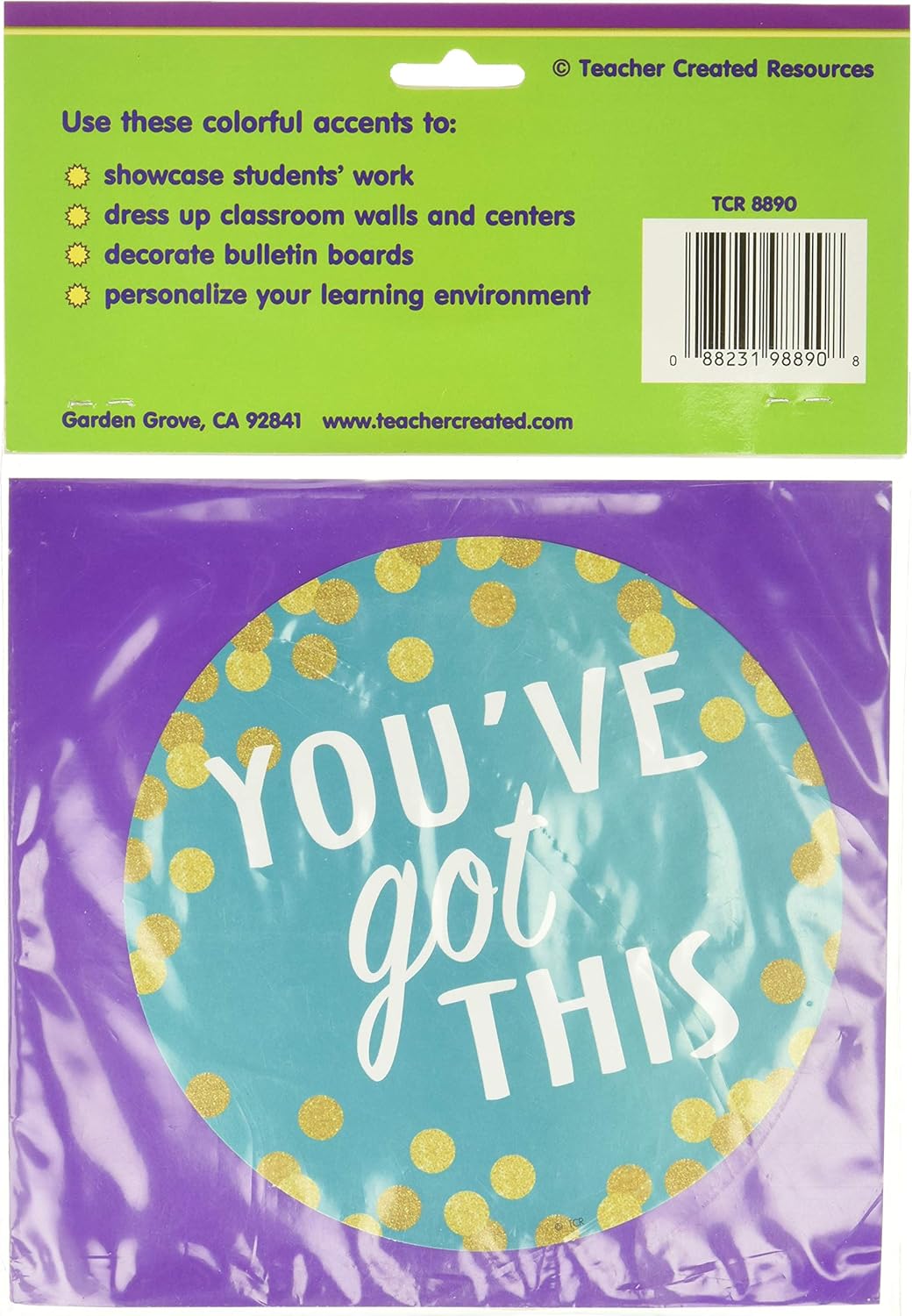 Confetti Positive Sayings Accents (8890) : Office Products