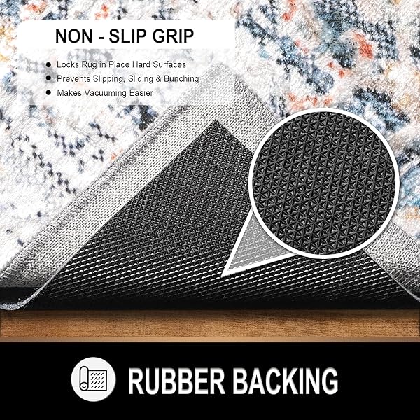 TREETONE RUG PAD – 4′ X 6′ – 1/8″ THICK – DUAL SURFACE FELT + RUBBER GRIPPER – LUXURIOUS CUSHIONED RUG PAD – SAFE FOR ALL FLOORS AND FINISHES INCLUDING HARDWOODS