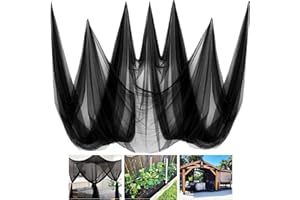ALAESEJE 2 Pack 10 x 20 FT Mosquito Netting,Garden Mesh Netting Barrier,Balcony Privacy Screen Plant Covers for Patio Vegetables Fruits Flowers Protection
