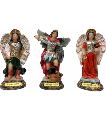 Set Of Archangels Michael Gabriel Raphael Statue Fi Produktbild-Vorschau 6