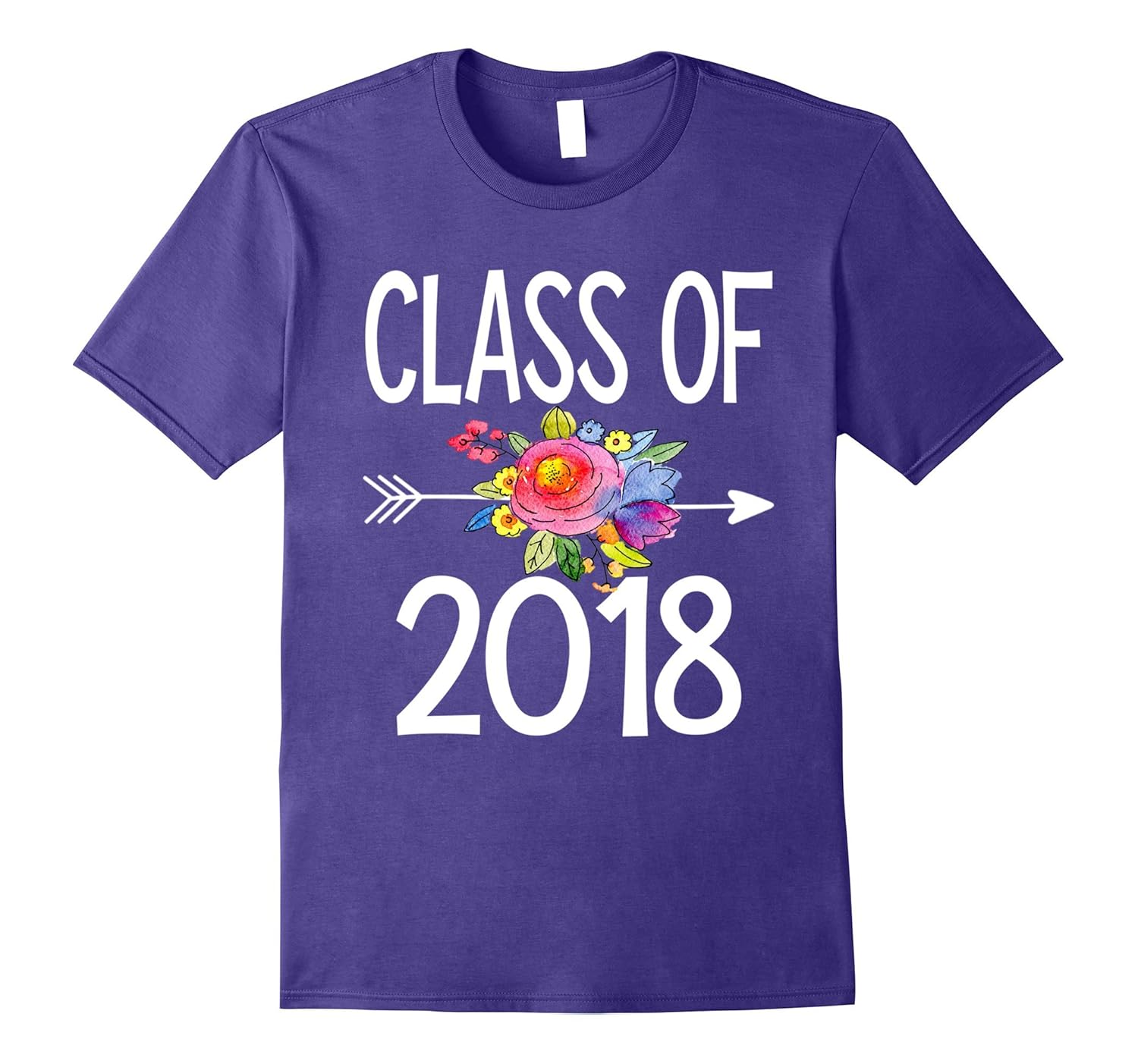 Cute class of 2018 graduation senior gift shirts-Rose