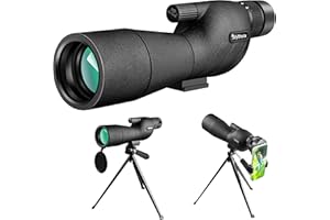 SVylthorix High-Definition Spotting Scope for Bird Watching,Wildlife Viewing,Beginners Telescope,Target Observation.25-75×60mm HD Spotting Scope with Tripod and Phone Adapter,Monocular