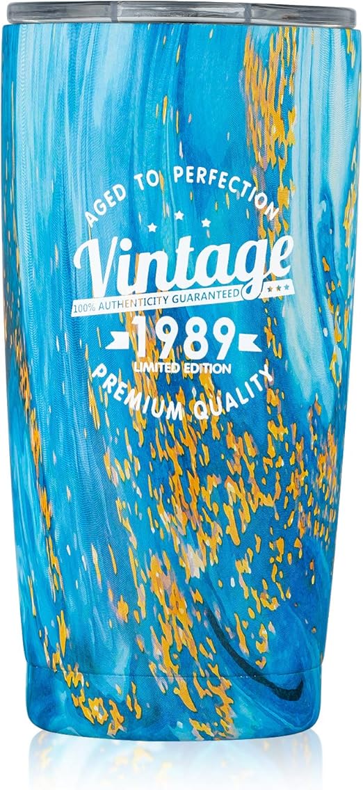Gift Ideas For Her Wife Mom Grandma Him Dad Husband 1989 30th Birthday Gifts For Women And Men White 12 Oz Insulated Stainless Steel Tumbler 30th Birthday Decorations Anniversary 30 Year Old Coslab Uk
