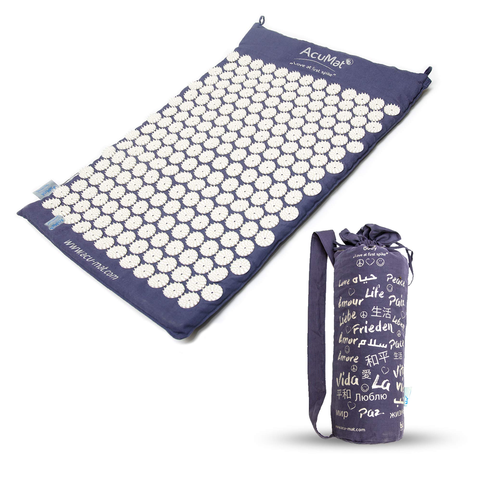AcuMat Body Advanced AcuPressure Mat Relieves Back/Neck Pain Muscle Relaxation Therapy