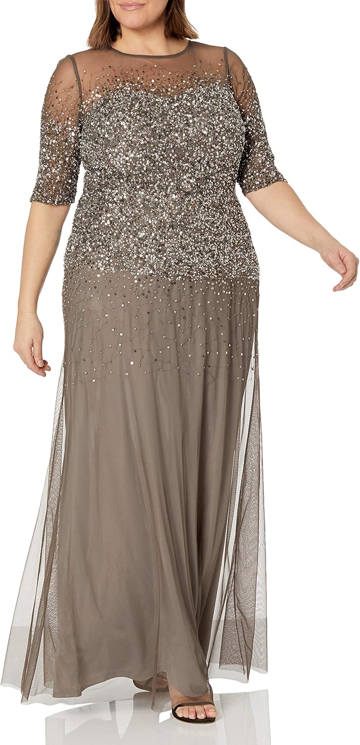 adrienne arpel plus size dresses