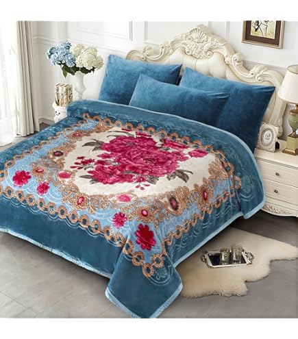 Amazon.com: SOLARON Korean Super Thick Mink Blanket Twin