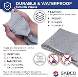 Sabco Grey Mailing Bags 13 x 19 Inch 100 Pack Self Seal Plastic view 6