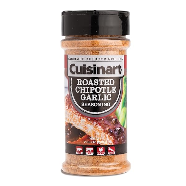 CUISINART ROASTED CHIPOTLE GARLIC SEASONING – SMOKY, SWEET AND SPICY – CGSS-556