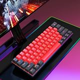 Snpurdiri 60% Mechanical Gaming Keyboard Red Switches USB-C UK Layout US view 7