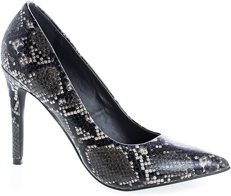 snake print pumps