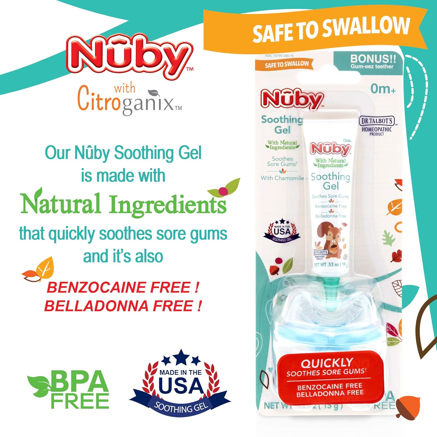 gumeez natural soothing gel