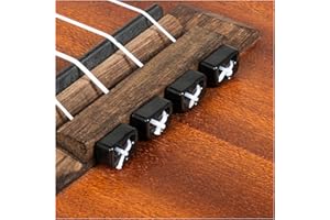 Alba Guitar Beads in Black gloss for Ukulele, for Nylon Ukulele Strings