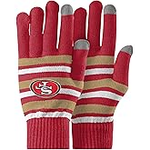 FOCO NFL Team Logo Winter Stretch Gloves