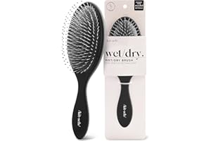 Kitsch Detangler Hair Brush for Wet and Dry Hair, Curly or Straight Hair, Detangling Brush with Flexible Hairbrush Bristles, 