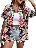 Hawaiian Shirts Women Hawaii Tshirt Cool Floral