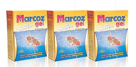 MMR Making Marvelous Marcoz Ultimate Cockroach Killer Anti Roach Gel - Pack of 3