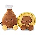Hallmark Better Together Magnetic Plush (Chicken and Waffle) 6.7" Stuffed Toys, Valentine's Day Gift for Kids