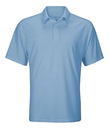 Denali Men's Golf Polo UPF 50+ Short Sleeve Shirt, Quick Dry