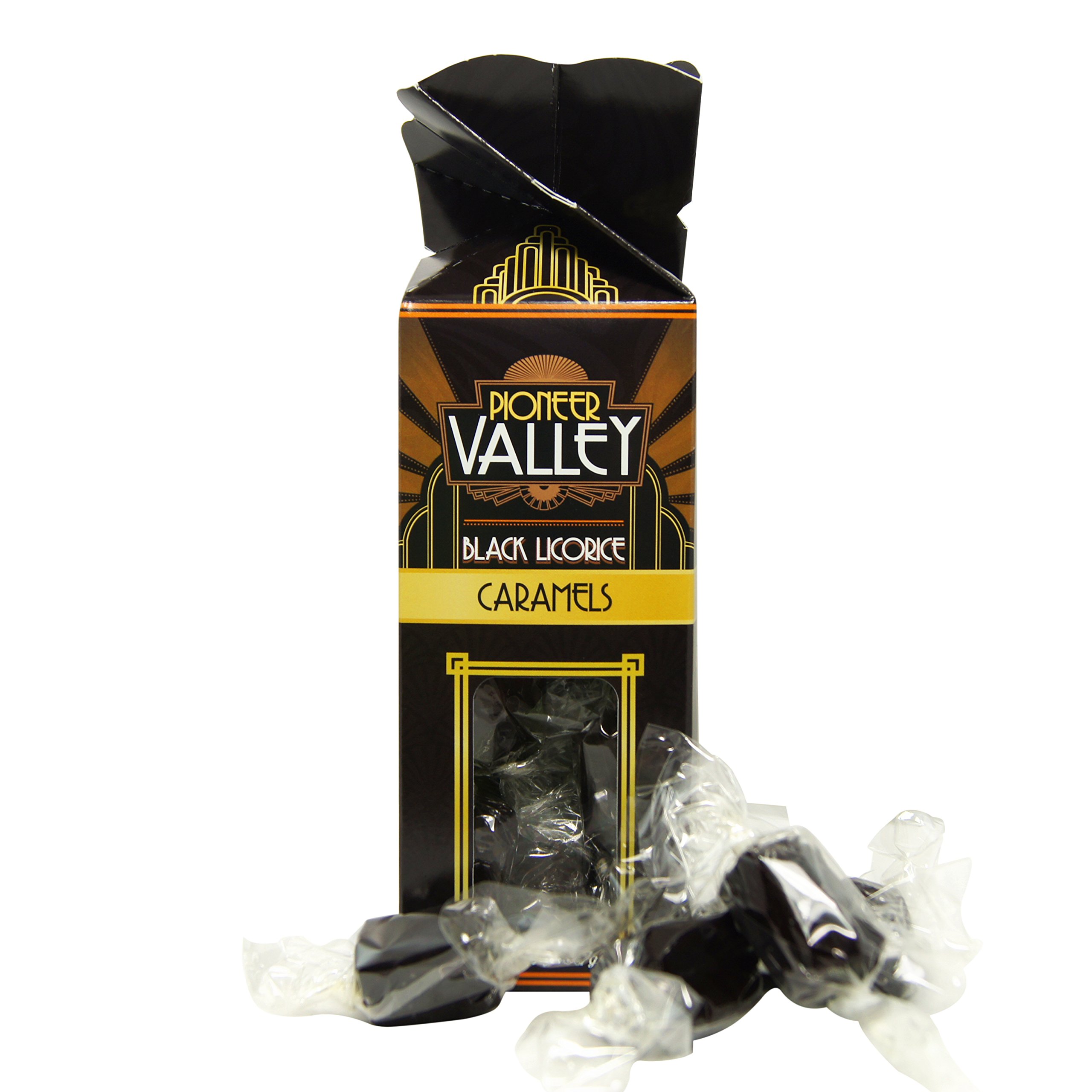 Pioneer Valley Chocolate Caramels 8oz Box (Soft, Premium
