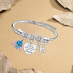 Waeceip Stitch Bracelet with Initial Letter, Gifts