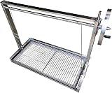 SunshineBBQs Brick BBQ Grill Argentinian Height Adjustable 91cm Stainless Steel view 8