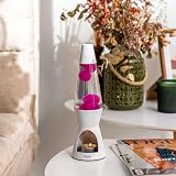 Fisura Magma Candle Warmer Lamp Eco Cordless Pink White 29 cm view 4