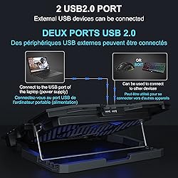 TopMate C5 12-15.6 inch Gaming Laptop Cooler