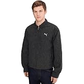 PUMA Men's Wardrobe Essentials Woven Zip-up Collared Jacket