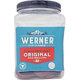 Werner Jerky Medallions Circle Jerky Slices in Original &ndash; Bulk Beef Jerky 11.8 Ounces, Made in the USA