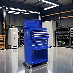 SumKea Wheels, Box, 6 Drawer Rolling Tool Chest and