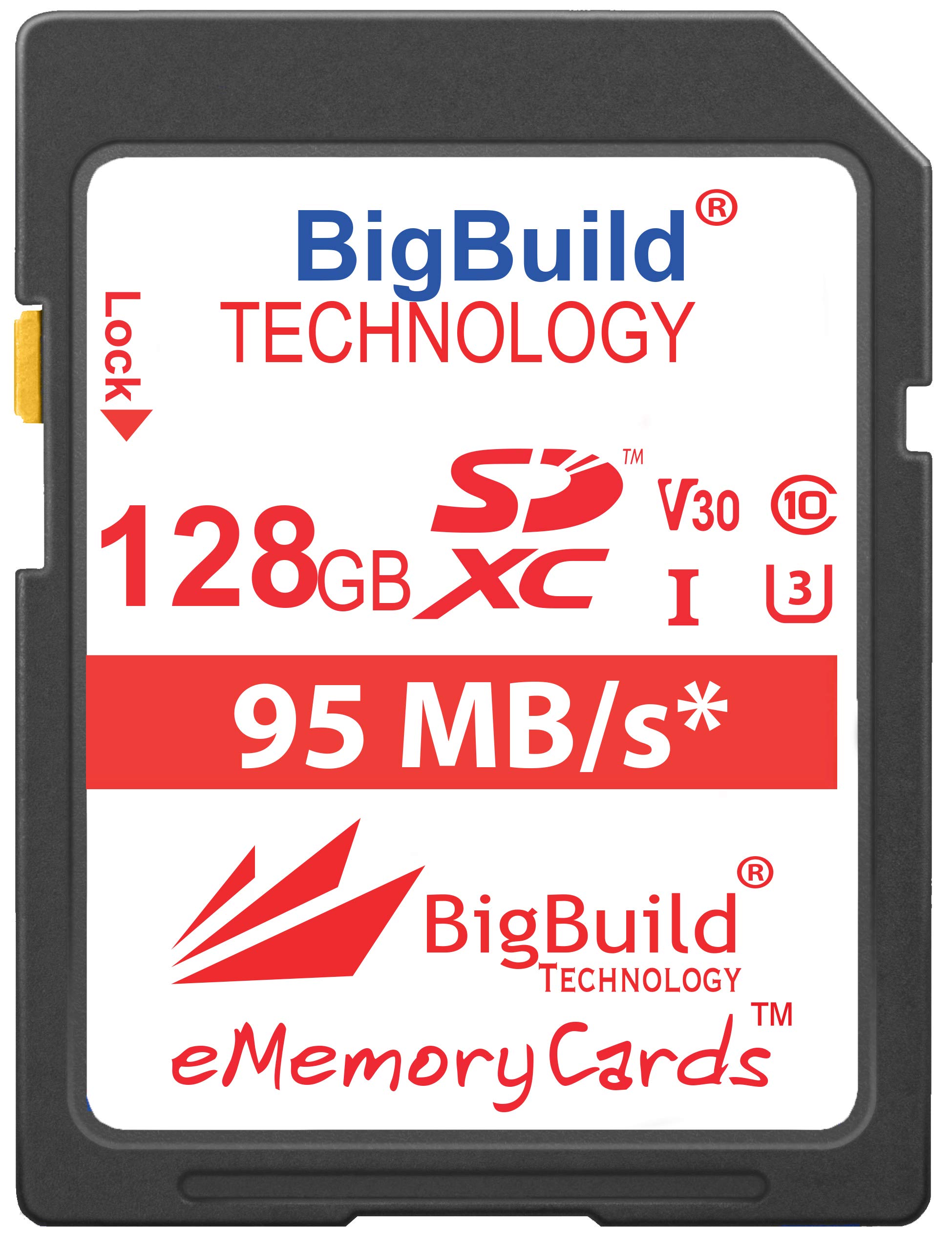 BigBuild Technology 128GB UHS-I U3 95MB/s Memory Card For Canon PowerShot SX420 IS, SX430 IS, SX520 HS, SX530 HS, SX540 HS, SX60 HS, SX610 HS, SX620 HS, SX710 HS, SX720 HS, SX730 HS, SX740 HS Camera
