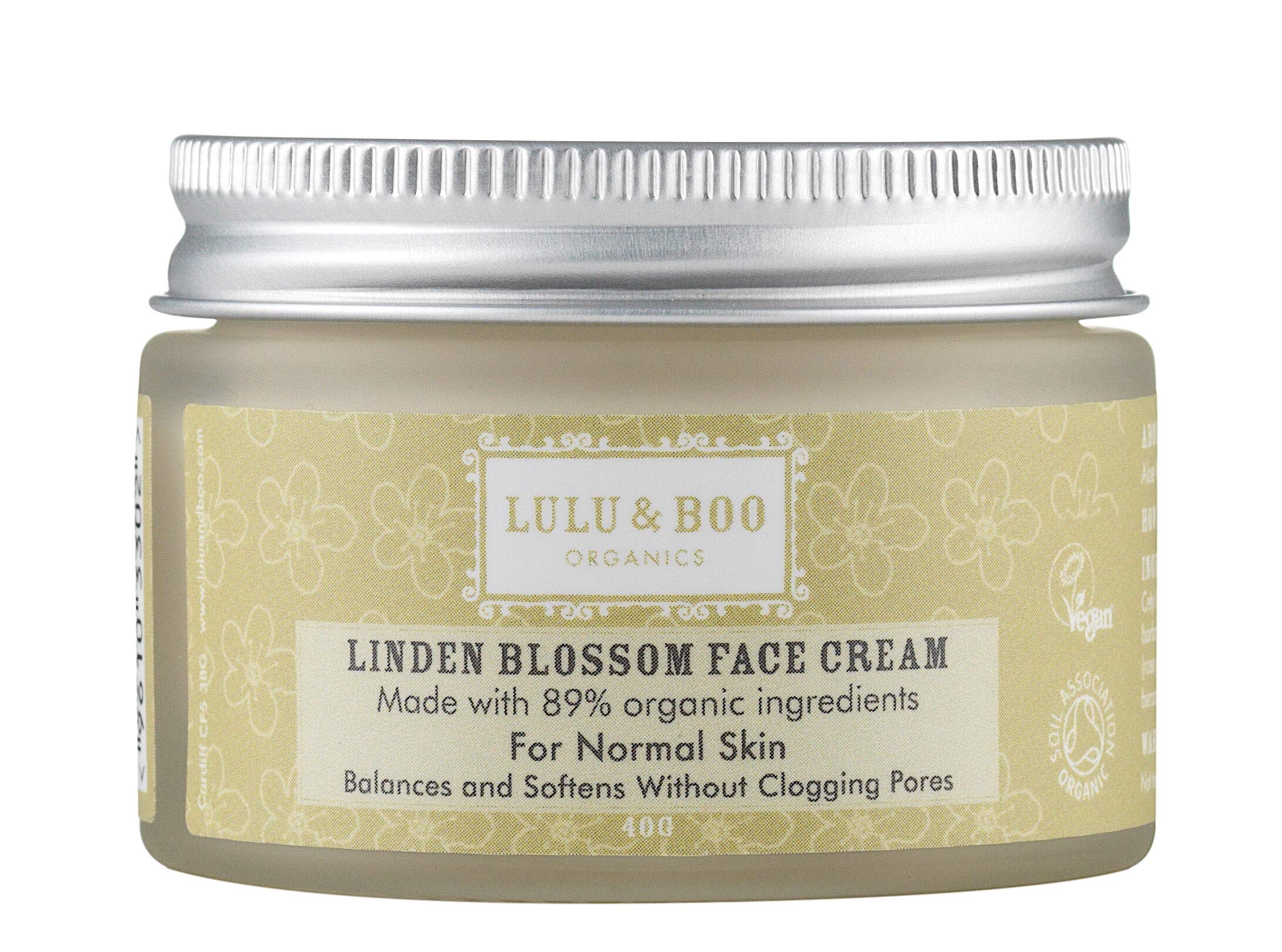 Lulu & Boo Organics Linden Blossom Face Cream, 40g