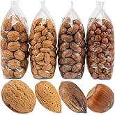 Anna and Sarah Premium In-Shell Nut Variety Pack Box, 4 Lbs | Walnut, Almond, Pecan &amp; Hazelnut, Separate Bags Packed in One Box, Fresh Whole Nuts