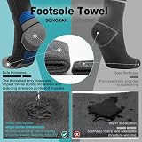 SONORAN 20-30 mmHg Compression Socks for Men Women L/XL Black Blue view 4