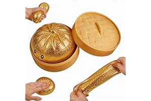 Dumpling Squishy Mystery Box Viral Glitter – Squishy Dumpling Toy Surprise Mini Giant Slow Rising Stress Relief Gift (Transpa