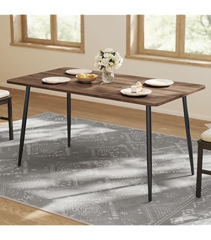 Amazon.com - ZckyCine 59'' Modern Rectangular Dining Table