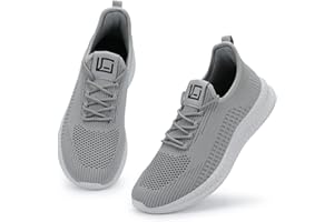 LCGJR Men's Running Shoes Ultra Lightweight Breathable Comfortable Walking Shoes Casual Fashion Sneakers Mesh Workout Shoes