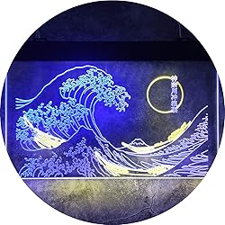 MiMaik The Great Wave Off Kanagawa LED Neon