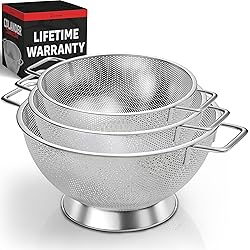 PriorityChef Premium Stainless Steel Colander for