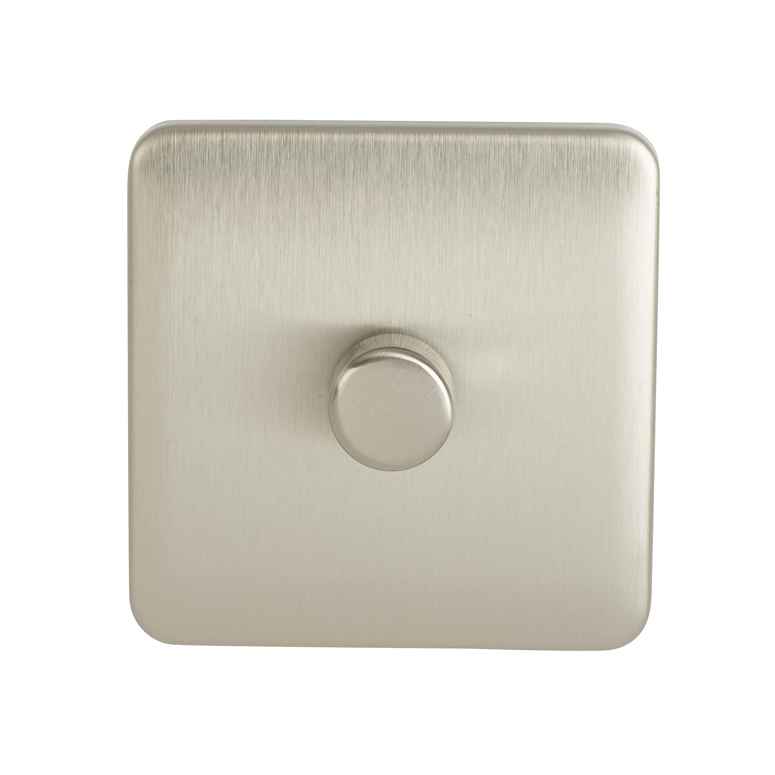 Schneider Electric Lisse Screwless Deco GGBL6012LMSSS LED Universal Dimmer 1 Gang 2 way 100W SS display pack