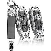 HERKIOCIO Heavy Car Key Case Protector Compatible with Hyundai 5/7 Buttons Smart Key