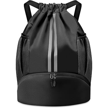Lot de 4 sacs en nylon avec cordon de serrage pour tapis de football Lot de 4 sacs en nylon avec cordon de serrage pour tapis de football