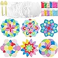 MLOLM 30 Sets Diwali Mandala Sand Art Kits Self Adhesive Rangoli Mandala Sand Painting for Adult DIY Sand Art Pictures with 10 Colorful Sand for Indian Festivals Gifts Diwali Party Decor Supplies