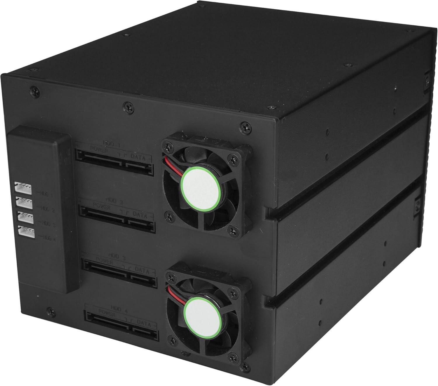 StarTech 4 Bay 3.5" SATA SAS Backplane - 3 x 5.25in Bays - Trayless Mobile Rack - SATA Backplane - Removable Hard Drive Bay - HDD Rack (HSB43SATSASB): Computers & Accessories